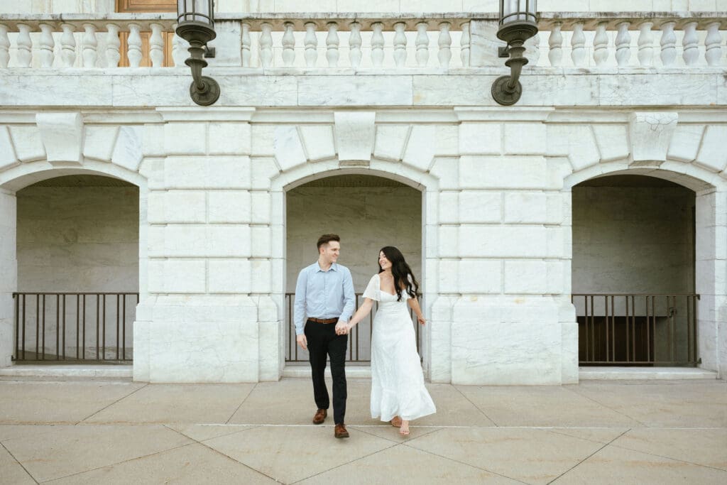 Engagement Photos at the Detroit Institute of Arts