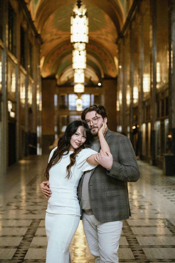 One of the top engagement session locations in Detroit, Michigan