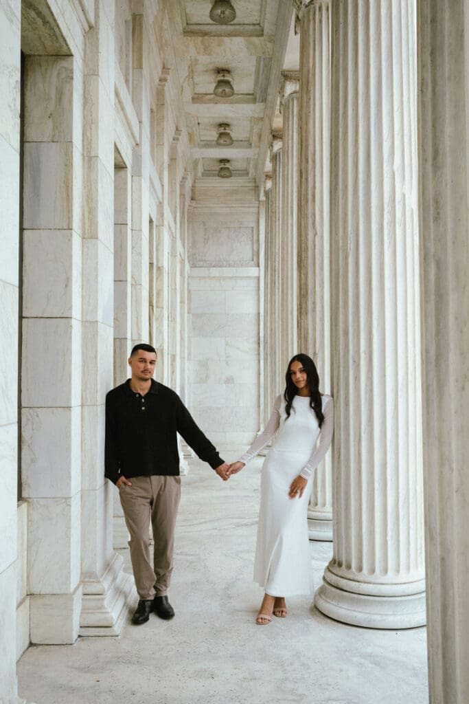 Engagement Session at the Toledo Museum of Arts
