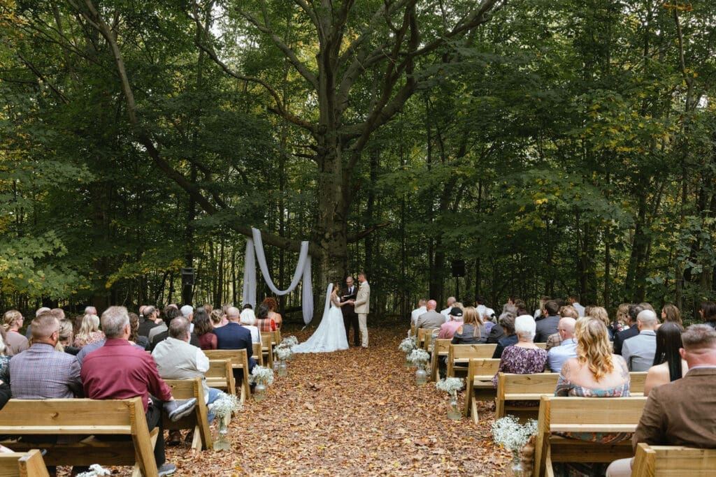 Photo of wedding ceremony